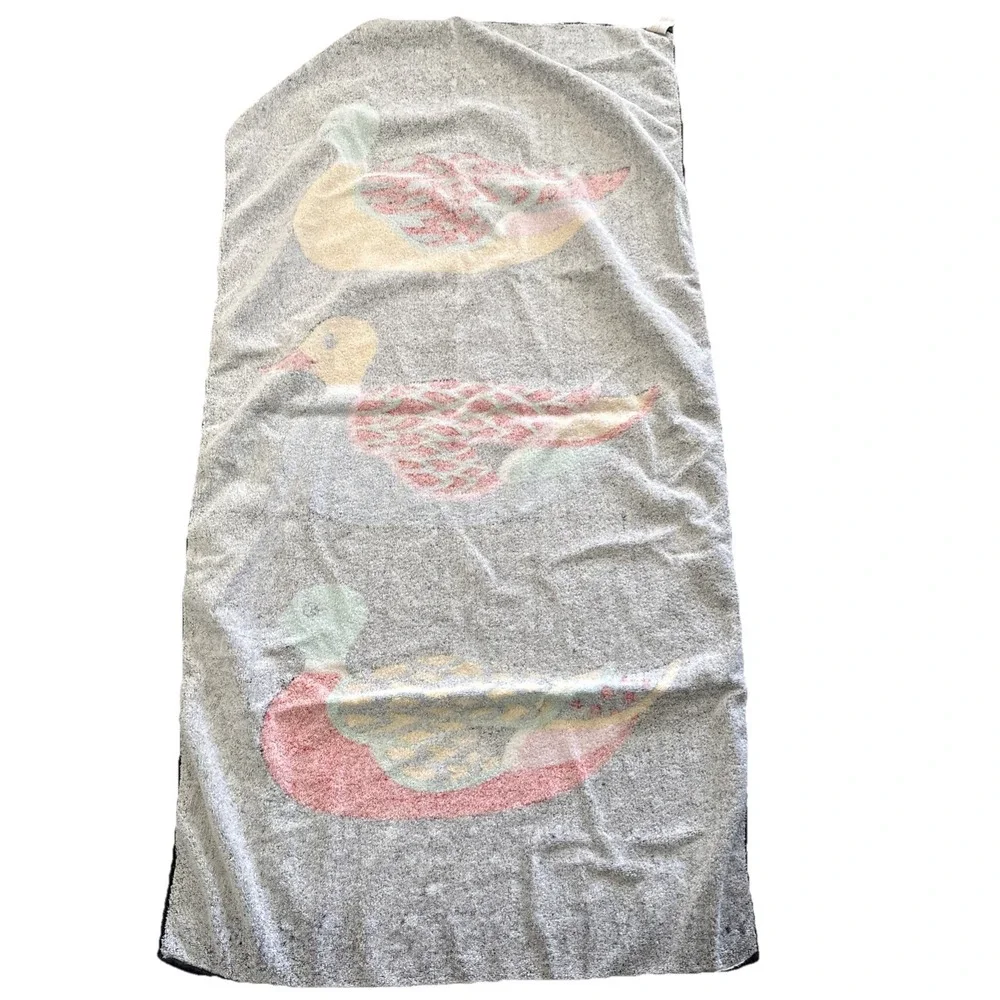 Terrimondo Beach Towel Mallard Ducks Polka dot Cotton June Sobel art Retro Isrea